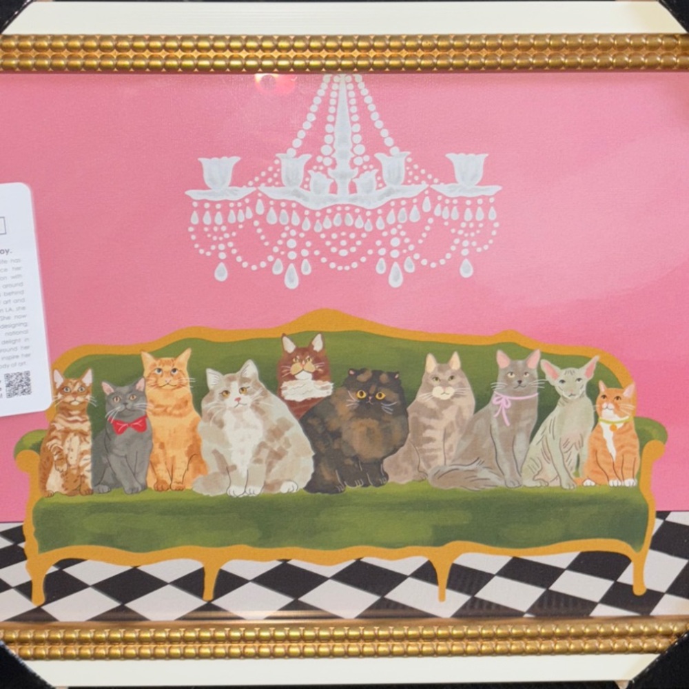 Sapna Shah gorgeous unique Cat Art Print